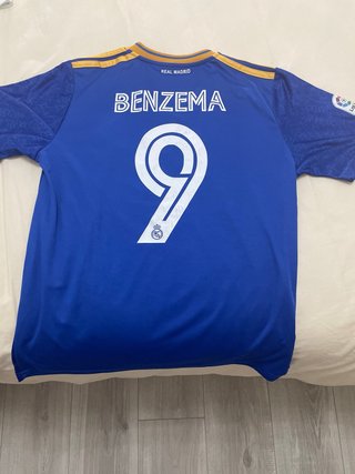 Camiseta Real Madrid Adidas Talla M Azul/Dorado