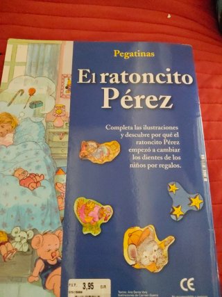 El ratontico Pérez (con 100 pegatinas). Está nuevo