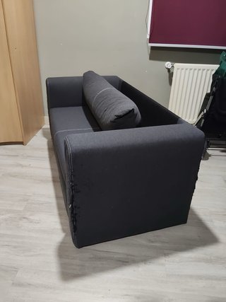 Sofá Cama Gris Tela