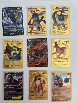 Lote Cartas Pokémon V, (Fan made)