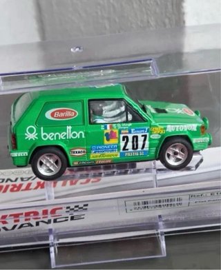 COCHE SCALEXTRIC ADVANCE FIAT PANDA-DAKAR NUEVO