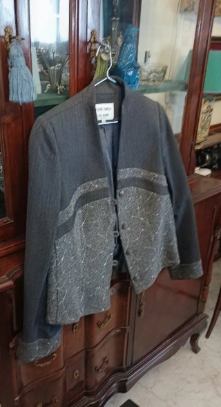 Traje Chaqueta Mujer Gris Oscuro