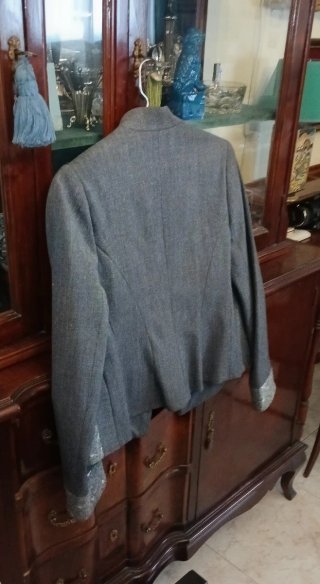 Traje Chaqueta Mujer Gris Oscuro