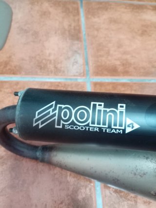 Tubo de escape Polini Scooter Team 4 Piaggio