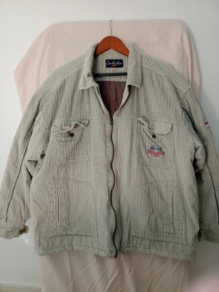 Chaqueta Corduroy Hombre Verde Oliva