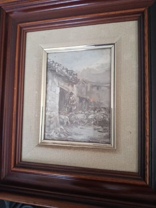 Cuadro Óleo Firmado Juan Reus 1956