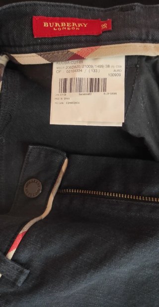 Pantalón vaquero Burberry London negro