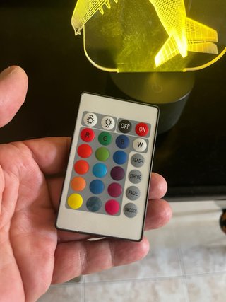 Lámpara LED Avión 3D