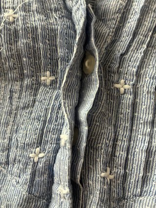 Blusa Sfera sin mangas azul Talla M