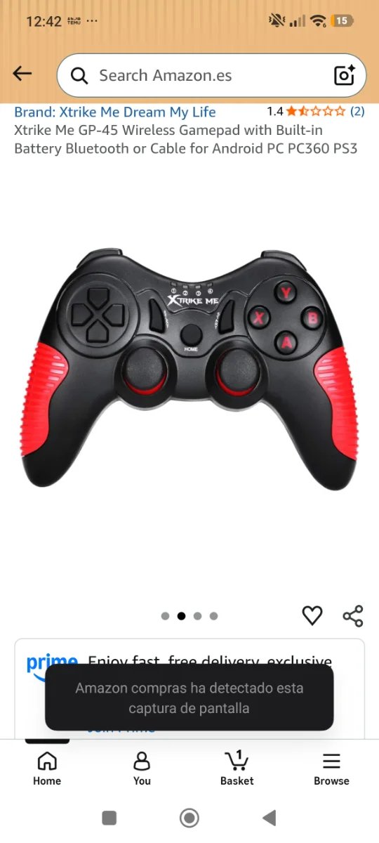 Mando PS3/PC/Android Inalámbrico