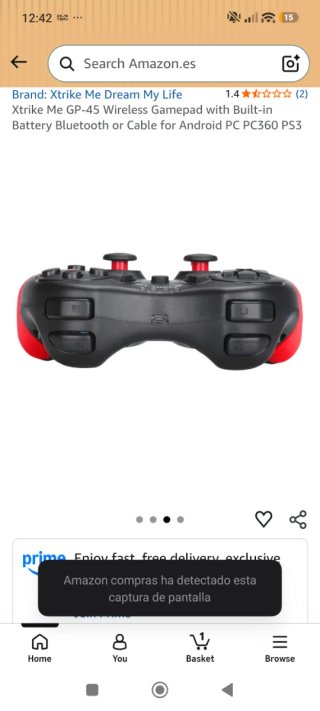 Mando bluetooth PS3/PC/Android con soporte