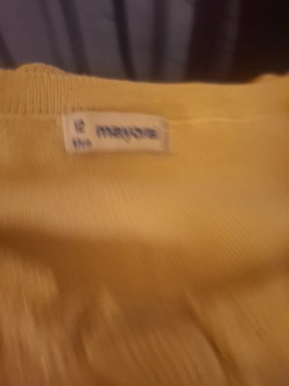 Falda corta dorada Mayoral Talla 12