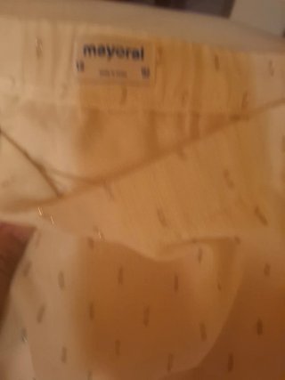 Falda corta dorada Mayoral Talla 12