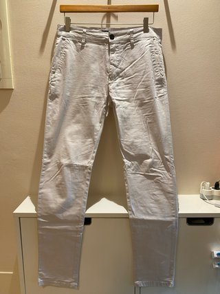 Pantalón Largo Zara Beige