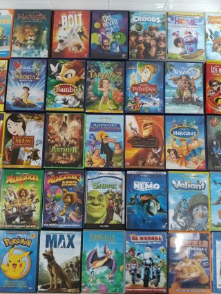 Lote 4 Películas DVD Animación Infantil