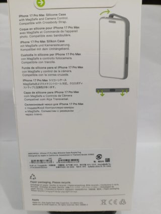 Funda iPhone 17 Pro Max Magsafe Niebla Lila purple