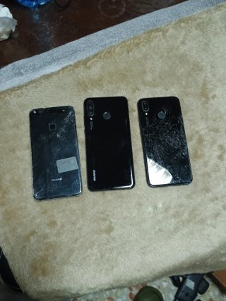 Lote 3 Móviles Huawei Negros