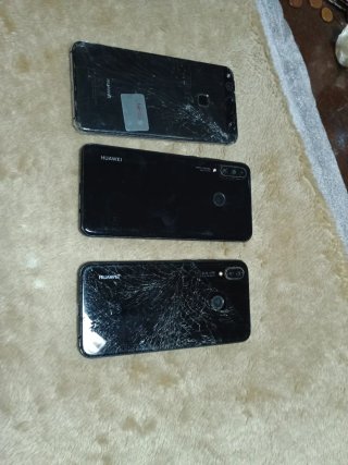 Lote 3 Móviles Huawei Negros
