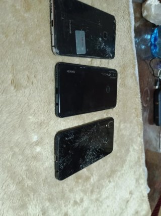 Lote 3 Móviles Huawei Negros