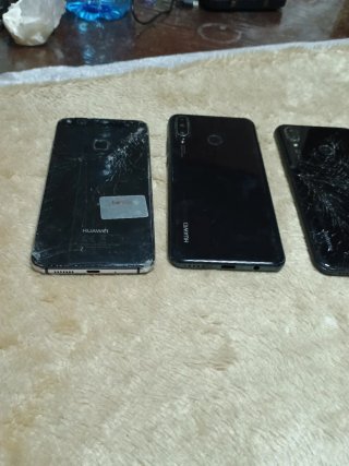 Lote 3 Móviles Huawei Negros