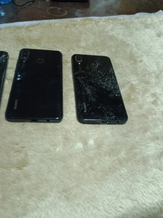 Lote 3 Móviles Huawei Negros