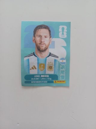 Cromo Panini Messi Mundial 2026