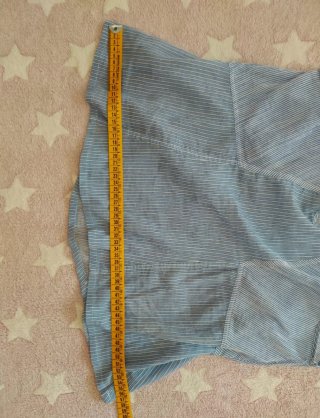 Top Hollister Rayas y Encaje
