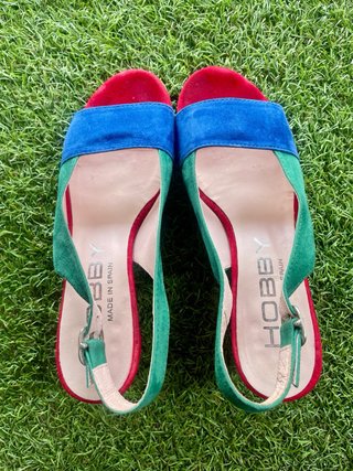 Sandalias Hobby Slingback Multicolor