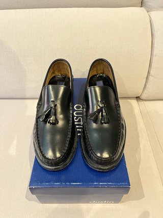 Mocasines Dustin Negro Piel