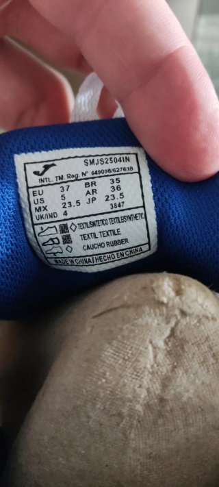 Zapatillas Fútbol Sala Joma Talla 37