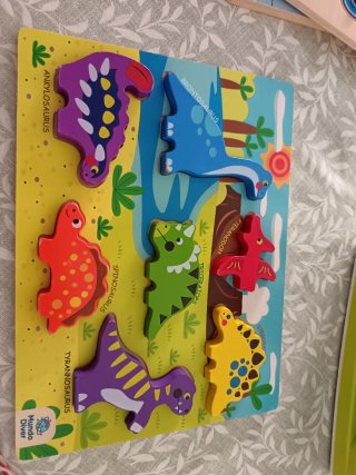 Puzzle Dinosaurios Madera Bebé