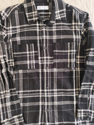 Camisa de cuadros Zara Talla M