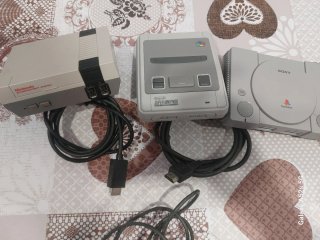 Lote Consolas Mini: NES, PS1, SNES