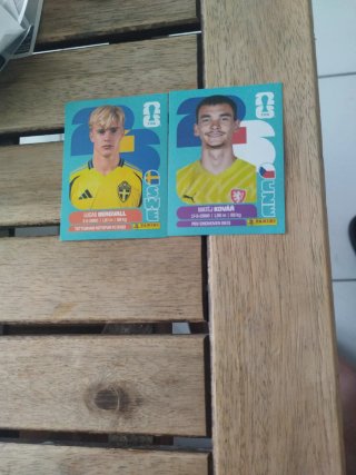 Cromos Mundial 2026: Lucas Bergvall y Matej Kovár