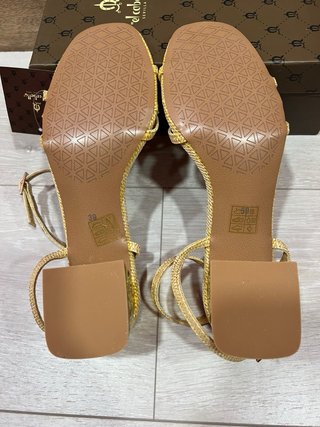 Sandalias El Caballo Raffia Talla 39