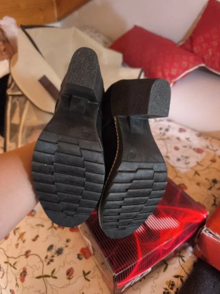 Botines de tacón negros