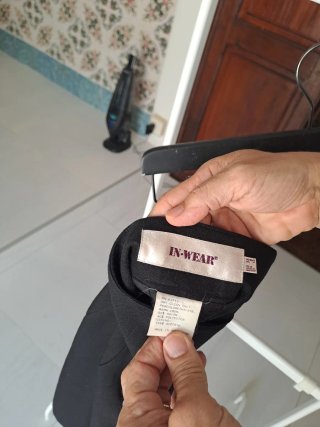 Falda Negra Massimo Dutti Talla 38