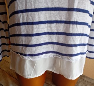 Camiseta Cortefiel Rayas Manga Larga