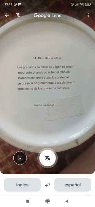 Jarrón Art Chokin Porcelana Mariposas Flores