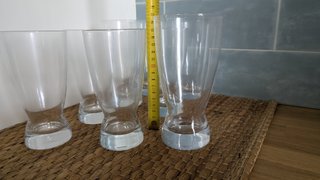 Juego de 8 vasos de cristal