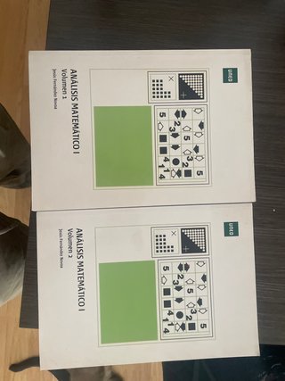 Libros Análisis matemático UNED