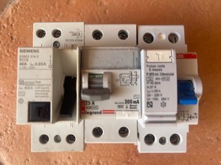 Siemens y ABB Diferencial Magnetotérmico