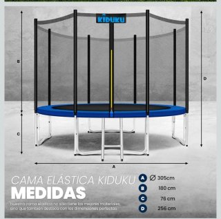 Cama elástica infantil Kiduku