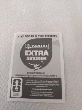Cromo CR7 Extra Sticker Morado Panini