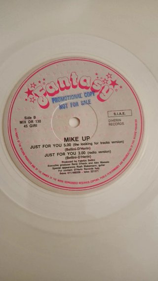 Vinile Mike Up - Just For You 12 Promozionale