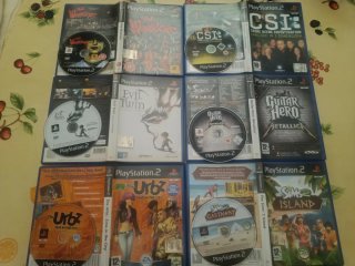 Giochi PS2: The Warriors, Evil Twin, Guitar Hero,