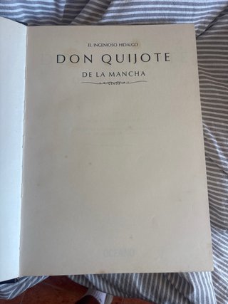Libro Don Quijote edición numerada ejemplar 348.