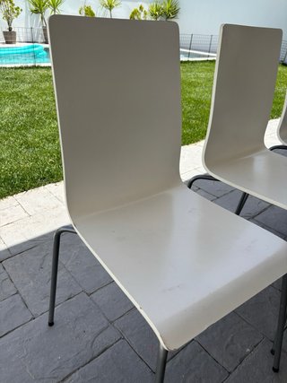 4 Sillas Comedor Ikea Blancas