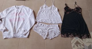 Lote Ropa Mujer S 38 40 vestidos pijamas sujetador