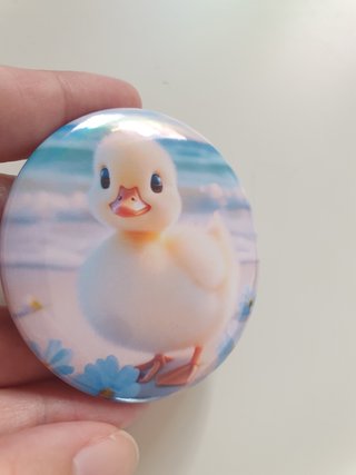 Imán de patito tierno